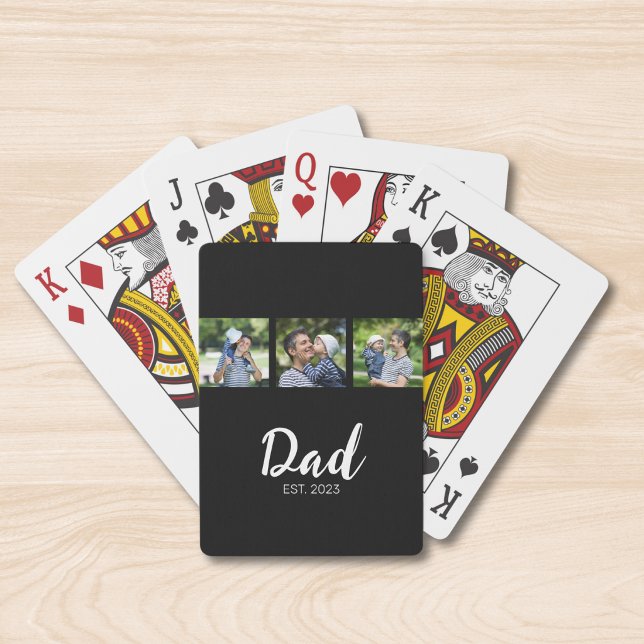 Baraja De Cartas Dad Established Modern Bold Script Black 3 Photo (Subido por el creador)