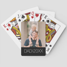 Baraja De Cartas Dad Established Photo Playing Cards