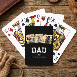 Baraja De Cartas Dad Established Years Bold New Dad 3 Photo