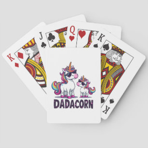 Baraja De Cartas Dadacorn - El mágico papá de unicornio