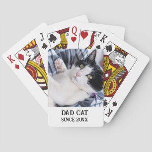 Baraja De Cartas Daddy cat since Photo cute cat