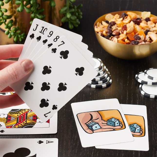 Baraja De Cartas Dados rodando (Subido por el creador)