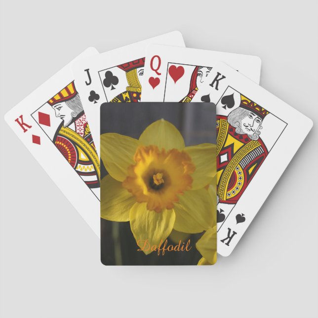 Baraja De Cartas Daffodil amarillo (Reverso)