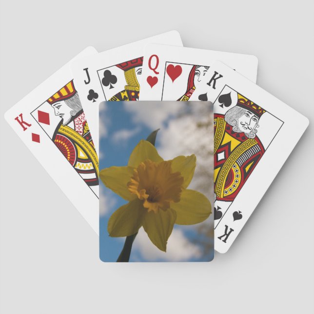 Baraja De Cartas Daffodil en primavera (Reverso)