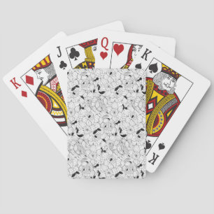Baraja De Cartas Daffodils patrón floral de primavera