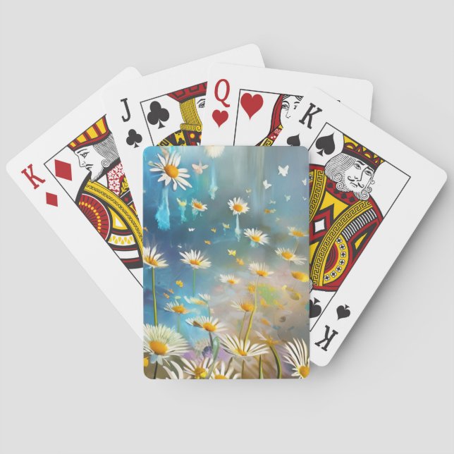 Baraja De Cartas Daisias voladoras (Reverso)