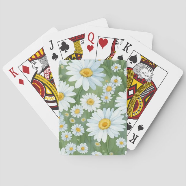 Baraja De Cartas Daisies (Reverso)