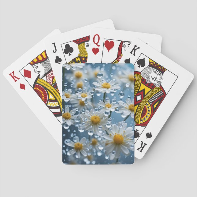 Baraja De Cartas Daisies and Dew Drops (Reverso)