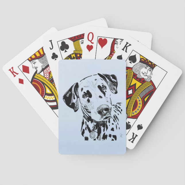 Baraja De Cartas Dalamtiner (Reverso)