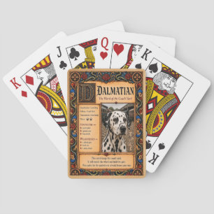 Baraja De Cartas Dálmata, Arte de Bestiario Medieval
