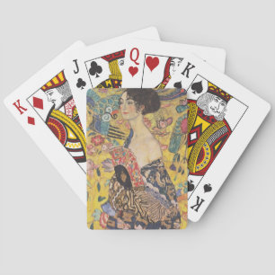 Baraja De Cartas Dama con abanico