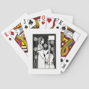 Baraja De Cartas Dama con Cello, de "Le Morte d'Arthur" (litho)