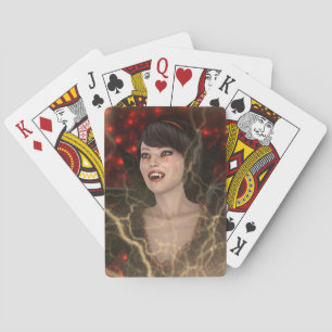 Baraja De Cartas Dama vampiro