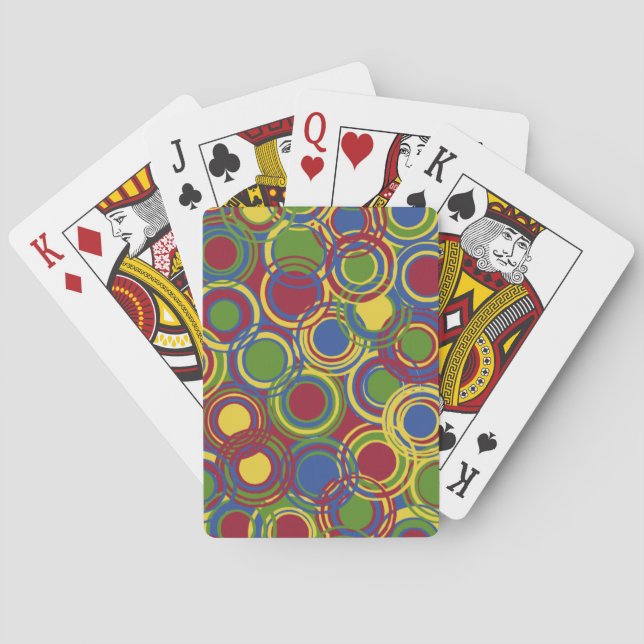 Baraja De Cartas Danza cuadrada dos (Reverso)
