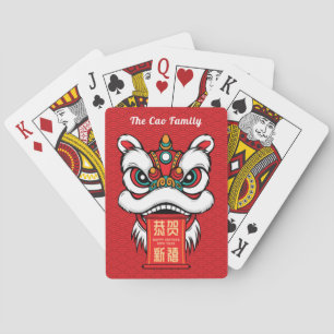 Baraja De Cartas Danza del León del Año Nuevo Lunar
