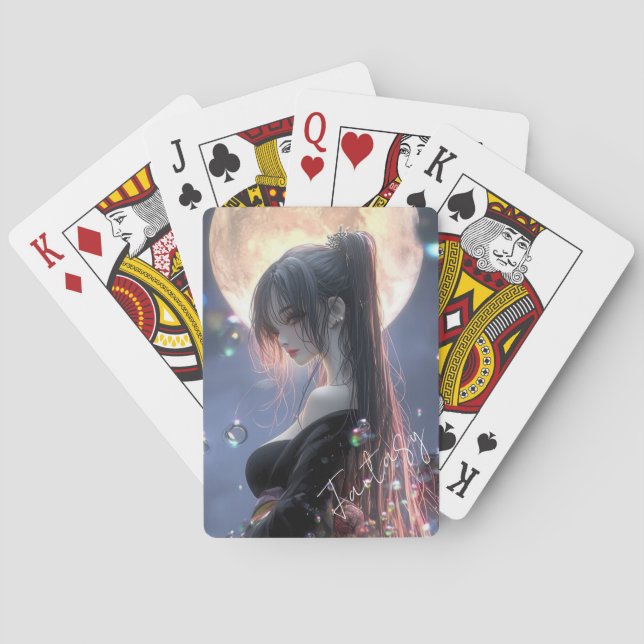 Baraja De Cartas Dark fantasy girl / Aesthetic (Reverso)