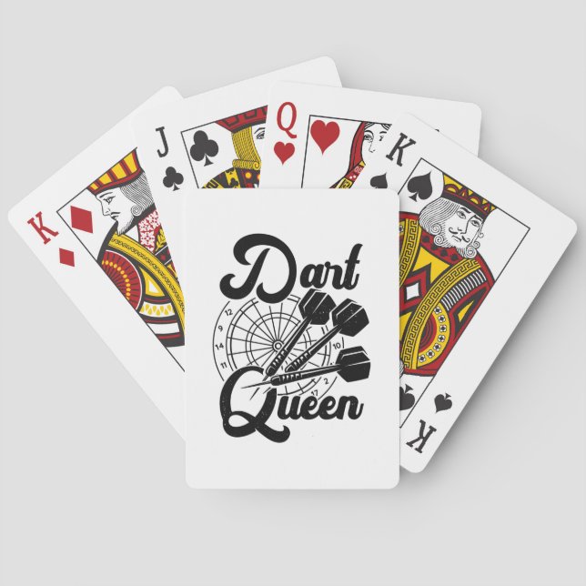Baraja De Cartas Dart Queen (Reverso)