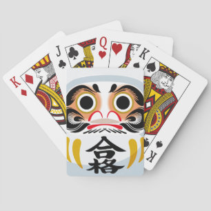 Baraja De Cartas Daruma (encanto tradicional japonés de buena suert
