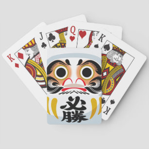 Baraja De Cartas Daruma (encanto tradicional japonés de buena suert