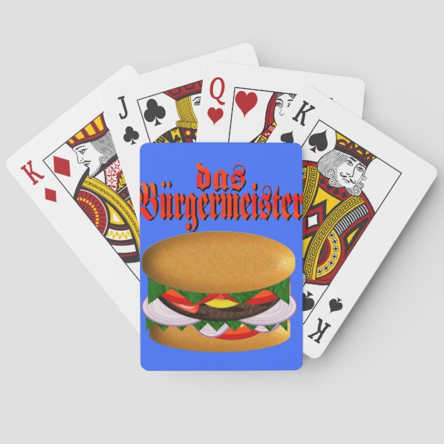 Baraja De Cartas das Burgermeister Bicicletas (Reverso)