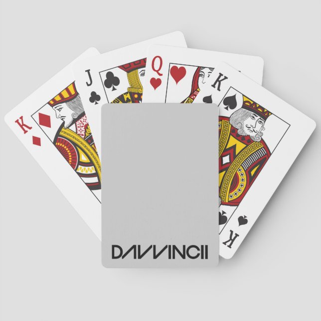 Baraja De Cartas Davvincii (Reverso)
