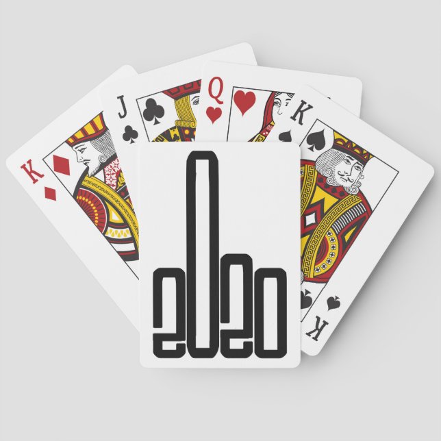 Baraja De Cartas Dé 2020 El Dedo 2020 Sucks (Reverso)