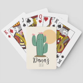 Baraja de Cartas de Cactus Adorable