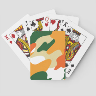 Baraja De Cartas de camuflaje