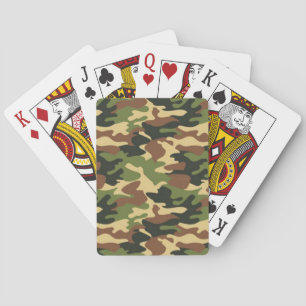 Baraja De Cartas de camuflaje