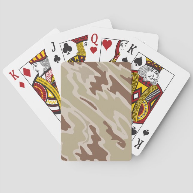 Baraja De Cartas De camuflaje (Reverso)