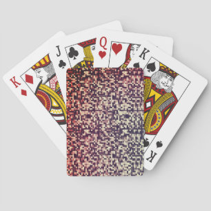 Baraja De Cartas De color marrón a rojo, de azulejos o de cuadrados
