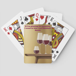 Baraja de Cartas de Cotas Ganadoras
