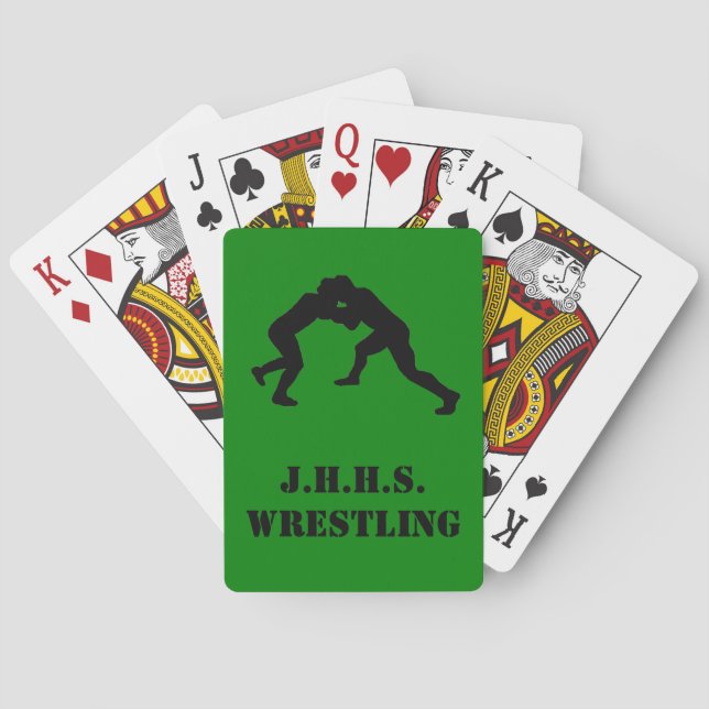 Baraja de cartas de equipo de lucha libre (Reverso)