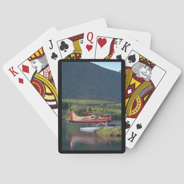 Baraja De Cartas De Havilland, castor, aviación 1951_Classic (Reverso)