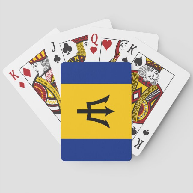 Baraja de cartas de juego de Barbados (Reverso)