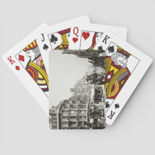 Baraja De Cartas De la visión calle de Oxford abajo, Londres (foto
