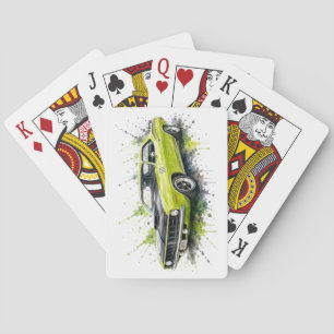 Baraja de Cartas de Muscle Car Americana