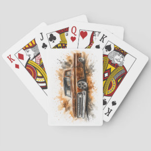 Baraja de Cartas de Muscle Car Americano