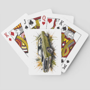Baraja de Cartas de Muscle Car Americano