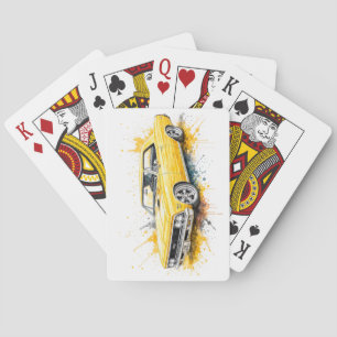 Baraja de Cartas de Muscle Car Americano