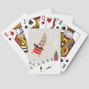 Baraja de Cartas de Navidad Santa Claus 