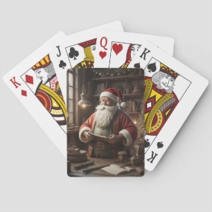 Baraja de Cartas de Navidad Santa Claus