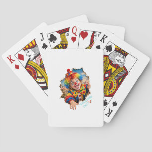 Baraja de Cartas de Payaso Divertido