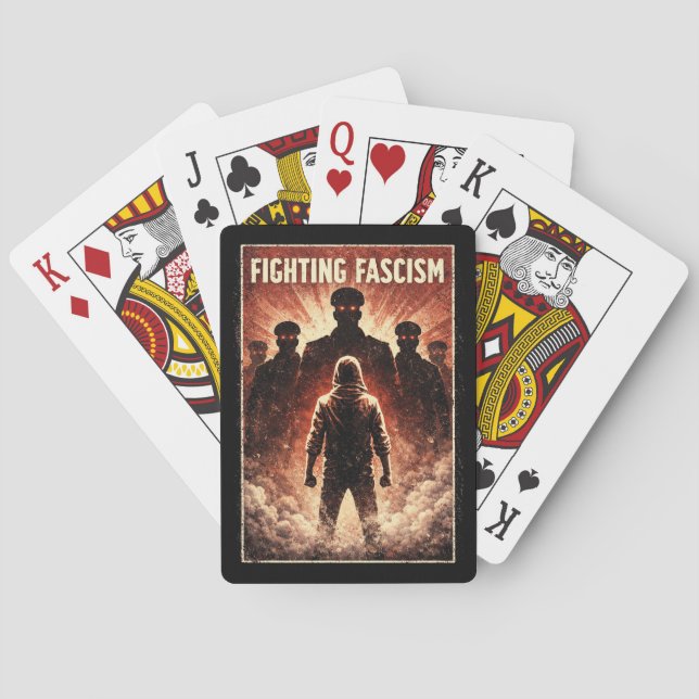 Baraja De Cartas De pie contra la oscuridad (Reverso)