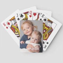 Baraja de Cartas de Poker con Foto Vertical Comple