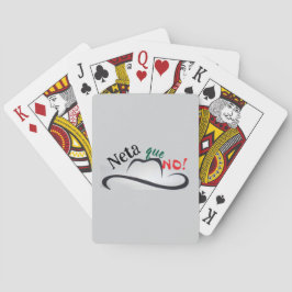 Baraja De Cartas De Verdad Que No!