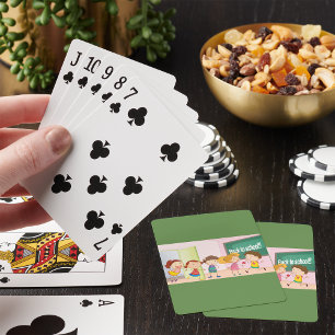 Baraja De Cartas De vuelta a la escuela niños felices niños aprendi
