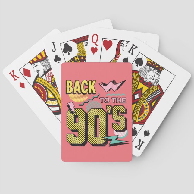 Baraja De Cartas De vuelta a los años 90 (Reverso)