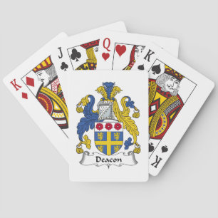Baraja De Cartas Deacon Family Crest