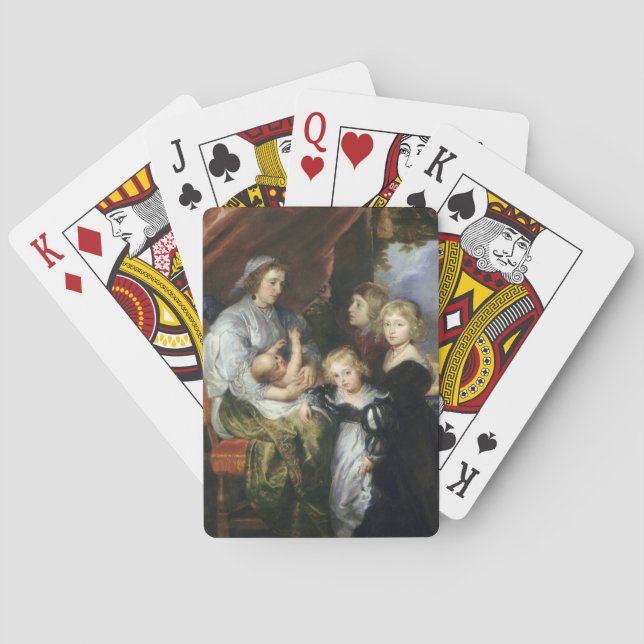 Baraja De Cartas Deborah Kip y sus hijos (Reverso)